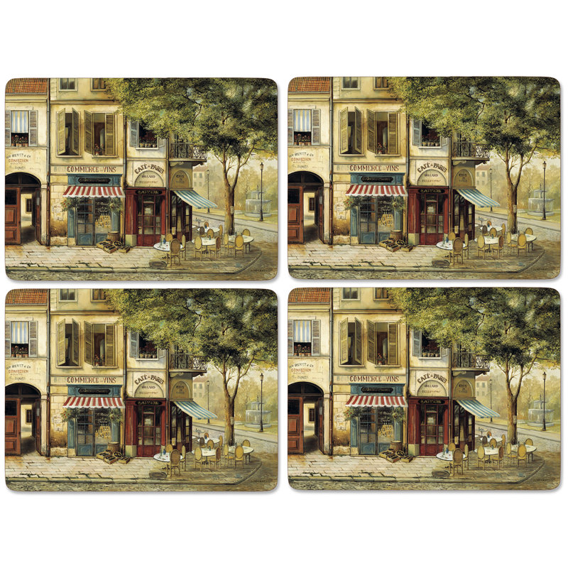 Pimpernel Parisian Scenes 16" Cork Placemat & Reviews Wayfair